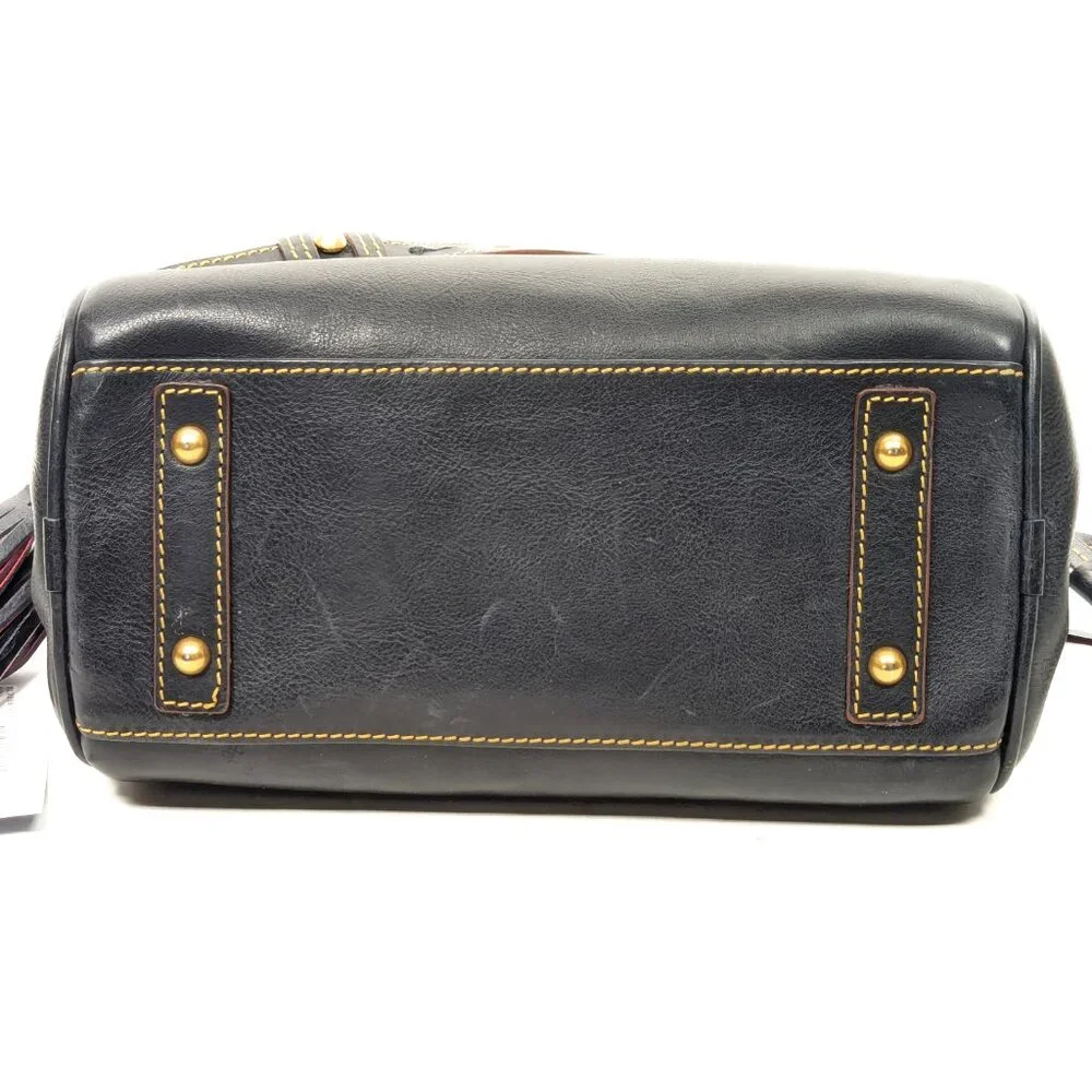 DOONEY & BOURKE USA Black Leather Florentine Hobo Satchel - Made in USA - NEW - Picture 7 of 16